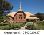 Historic school (built 1882) in South Clunes, Victoria, Australia. 