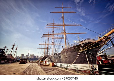 The Historic Schooner At South Street Seaport, New York