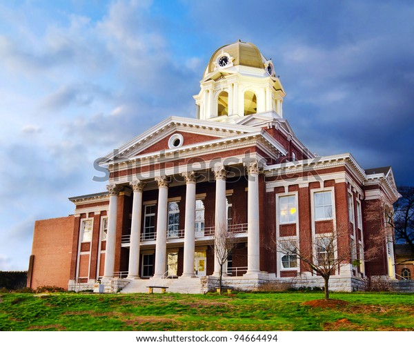 Historic Small Town City Hall Courthouse Stock Photo (Edit Now) 94664494