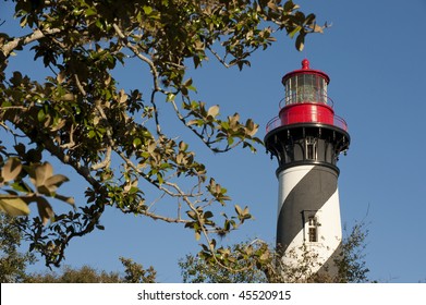 Historic St Augustine Florida Lighthouse Building