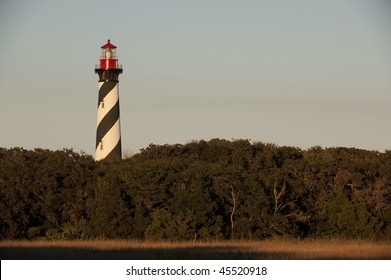 Historic St Augustine Florida Lighthouse Building