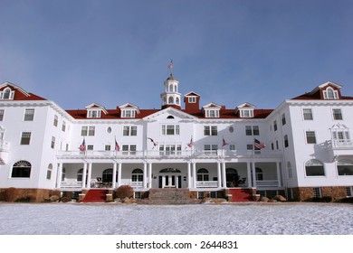 The Historic Stanley Hotel In Estes Park, CO.