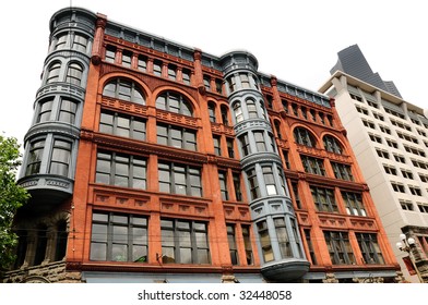 Historic State Building In Pioneer Square In Seattle, Washington