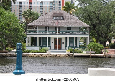 The Historic Stranahan House Next To The Tarpon River In Ft. Lauderdale, FL