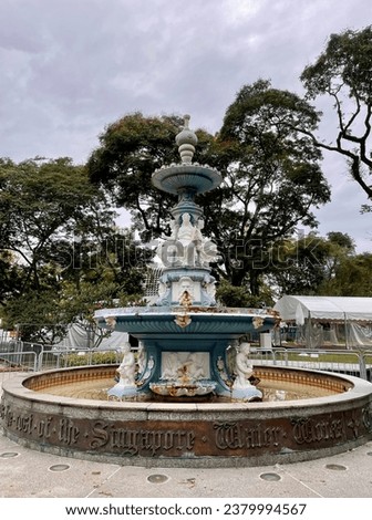 Historic Tan Kim Seng Fountain in Singapore