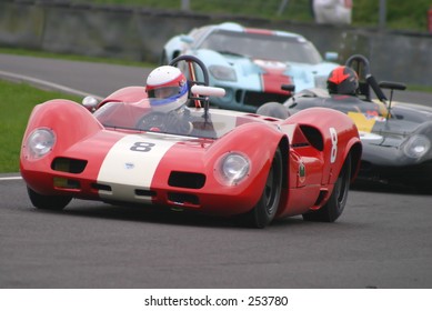 Historic Touring Car At Castle Combe Racing Circuit