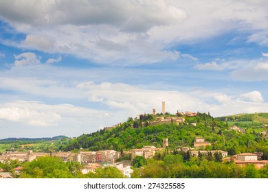 The Historic Town Of San Severino Marche In Italy