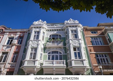 Historic Townhouse On Knyaz Boris I Street In Old Town Of Varna City, Bulgaria