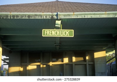 An Historic Train Station In French Lick, Indiana