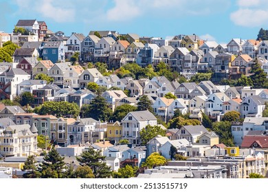 historic urban houses in San Francisco - Powered by Shutterstock