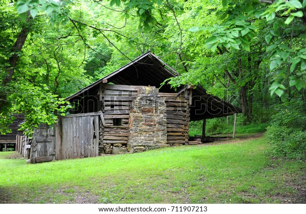 Historic Villines Cabin Boxley Valley Arkansas Stock Photo Edit