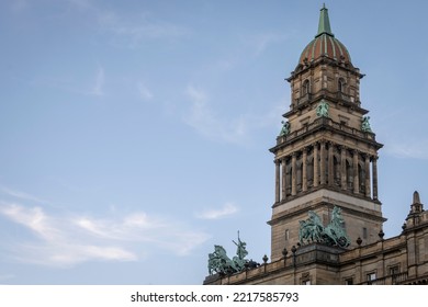 The Historic Wayne County Building In Downtown Detroit, Completed In 1902.