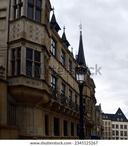 Historica Palace in the Old Town of the Capital of Luxemburg