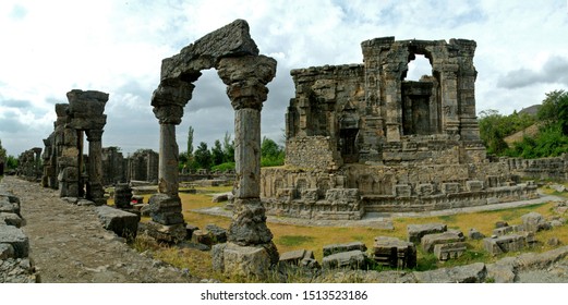 Historical Ancient Martand Sun Temple - The Pride of Kashmir. Jammu and Kashmir, India. - Powered by Shutterstock