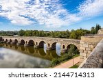 Historical Bridge, built by the Romans. It is the longest surviving Roman bridge, over the Guadiana River in Merida, Extremadura, Spain. Puente Romano is the Spanish name for the Roman Bridge.
