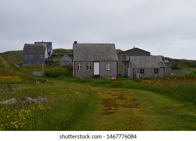 historical buildings in the fishing village on the Ile aux Marin Saint Pierre, Saint Pierre and Miquelon - Shutterstock ID 1467776084