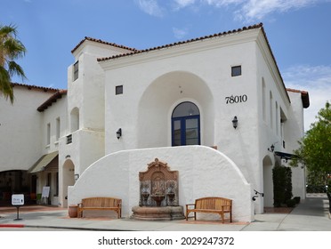 Historical Buildings In The Old Town Of La Quinta, California