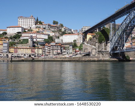 Similar – View to the old town Porto and Ponte Dom Luís I