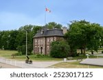 Historical Canadian Building at Soo Locks