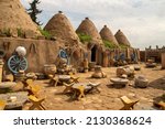 Historical cave houses in Urfa, Turkey. dome houses. Harran houses.