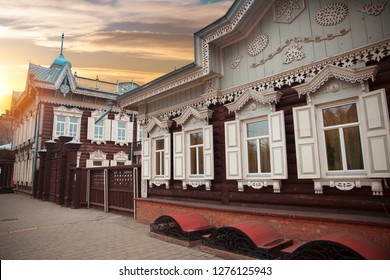 Historical Center Of Irkutsk. Russian Federation.