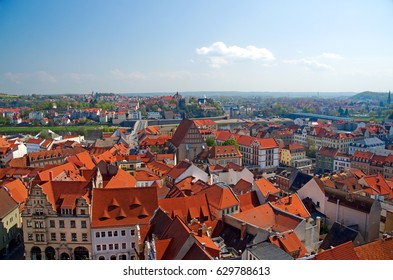 historical center of Meissen in saxony, Germany