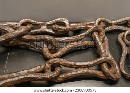 The historical chain that closed the Golden Horn during the conquest of Istanbul.