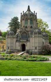 Historical Chapel At Green-Wood Cemetery, Brooklyn, New York, Spring 2017, Warren And Wetmore Architects, One Of The Most Beautiful Places In New York, National Historic Landmark