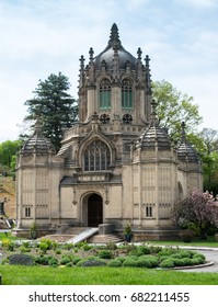 Historical Chapel At Green-Wood Cemetery, Brooklyn, New York, Spring 2017, Warren And Wetmore Architects, One Of The Most Beautiful Places In New York, National Historic Landmark