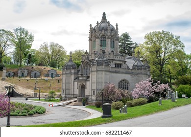 Historical Chapel At Green-Wood Cemetery, Brooklyn, New York, Spring 2017, Warren And Wetmore Architects, One Of The Most Beautiful Places In New York, National Historic Landmark