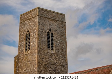 Historical Church Spire Against A Blue Sky