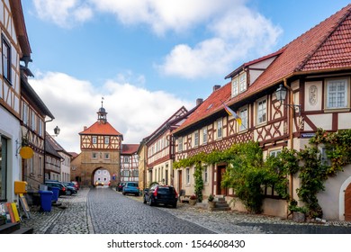 Historical City Of Koenigsberg In Bayern, Germany 