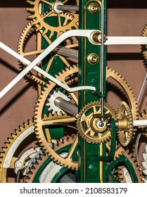 An Historical Clock Within The Evangelical Lutheran Minster Church Of St. Alexander, Einbeck, Lower Saxony, Germany