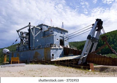 Historical Dredge On Bonanza Creek Near Dawson City