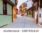 Historical Homes and street from Odunpazari, Eskisehir