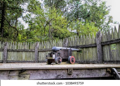 Historical Jamestown Virginia Cannons 