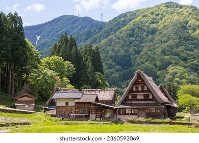 Historical Japanese Village Gokayama in Toyama, Japan - Powered by Shutterstock