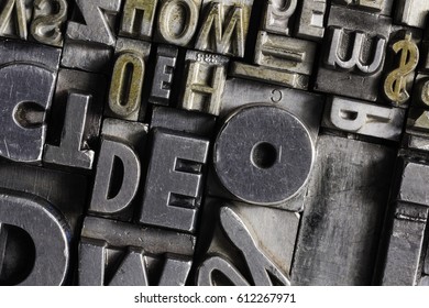 Historical Letterpress Types, Also Called As Lead Letters. These Kind Of Letters Were Used In Gutenberg Presses. These Letters Were The Beginning Of Typography. And Were Used In Typesetting