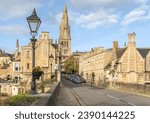 The historical market town of Stamford in Lincolnshire England