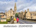 The historical market town of Stamford in Lincolnshire, England