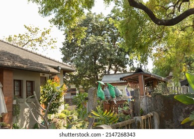 Historical Old Houses With Soft Warm Light In A Village, South Of Taiwan