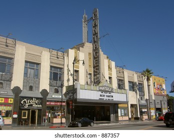 Historical Pantages Theater In Hollywood California