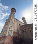 Historical place Chauburji chowk, Mughal era monument in the city of Lahore pakistan