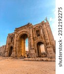 Historical Place Jerash  located in jordan