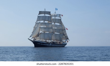 Historical Sailboat Le Belem from France - Powered by Shutterstock