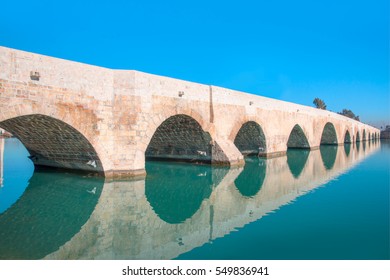 Historical stone bridge named Taskopru in Adana, Turkey - Powered by Shutterstock