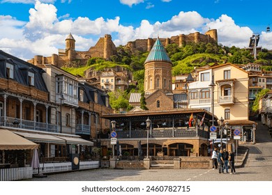 Historical streets of Tbilisi, the capital of Georgia