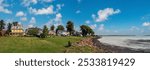 Historical Victorian houses in the Waterfront of Chalottetown, Prince Edward Island, Canada