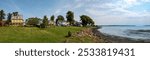 Historical Victorian houses in the Waterfront of Chalottetown, Prince Edward Island, Canada