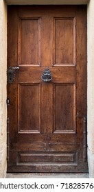 Historical Wooden Door, Prague, The Czech Republic, Europe